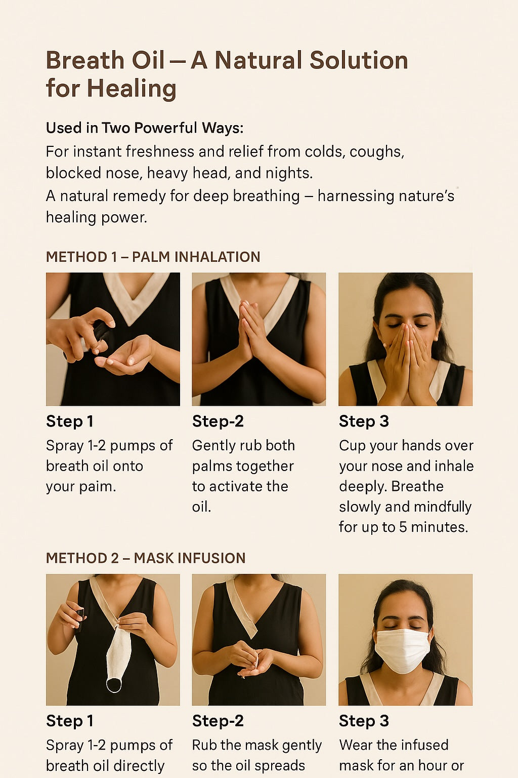 Inhalation Breath Oil