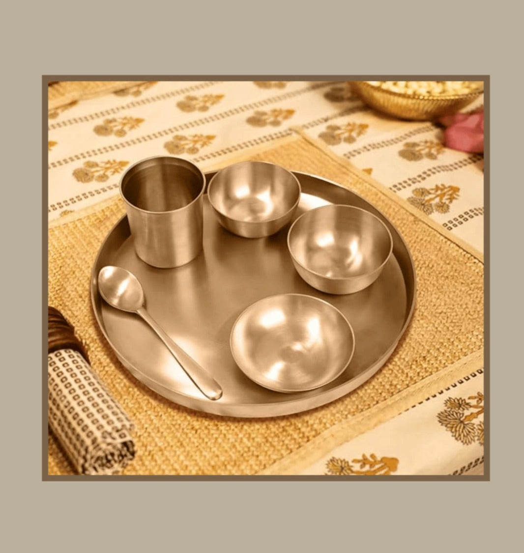 Kansa Thali Set of 6